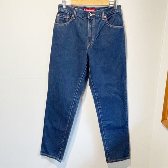 Levi's 550 Classic Relaxed Dark Wash Rigid Jeans - size 14 - Picture 2 of 11